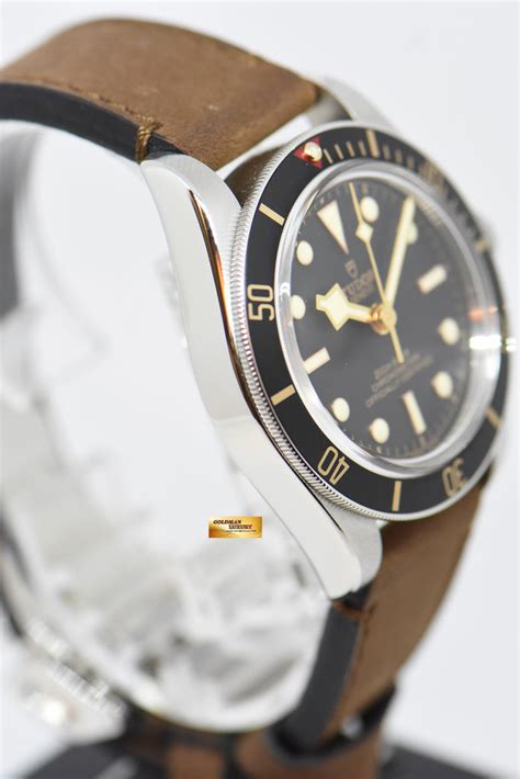 Sold Tudor Black Bay 58 Steel In Leather Strap 38mm Automatic 79030n