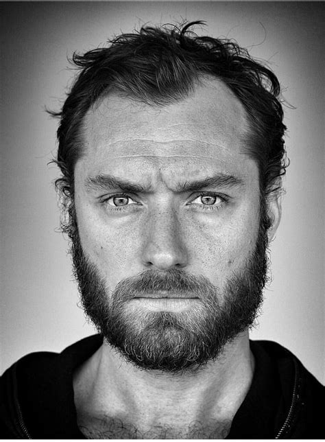 Male Portrait Portrait Drawing Intelligent People Jude Law La Face