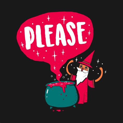 Is cuss a bad word? The Magic Word - Wizard - T-Shirt | TeePublic