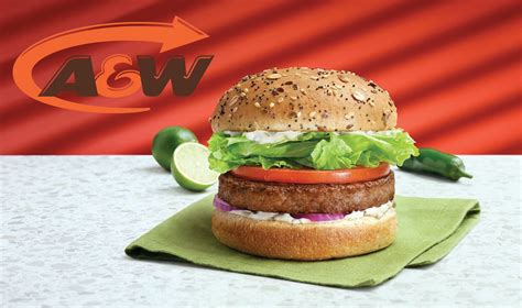 Aandw Just Launched Its First Vegan Burger At Its More Than 1000 Locations Vegnews