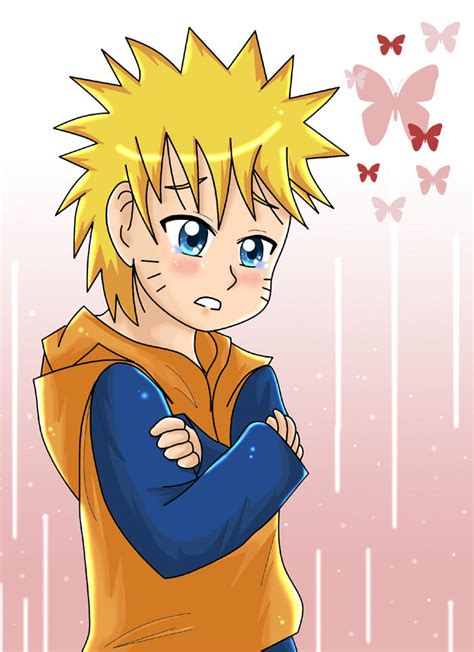 Little Naruto Lonely Colour By Dbzfannie On Deviantart