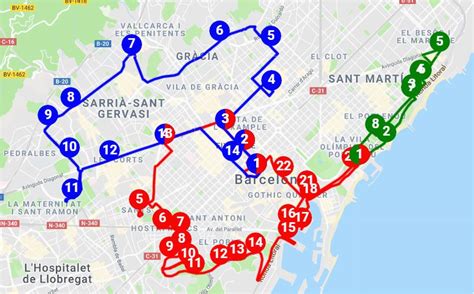 Barcelona Spain Map Of City Secretmuseum