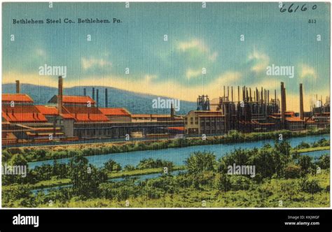 Bethlehem Steel Co Bethlehem Pa 66160 Stock Photo Alamy