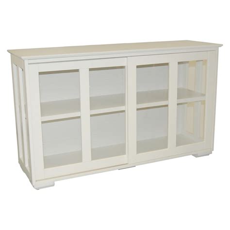 You're usually faced with two choices: Pacific Stackable Sliding Glass Doors Cabinet Antique ...