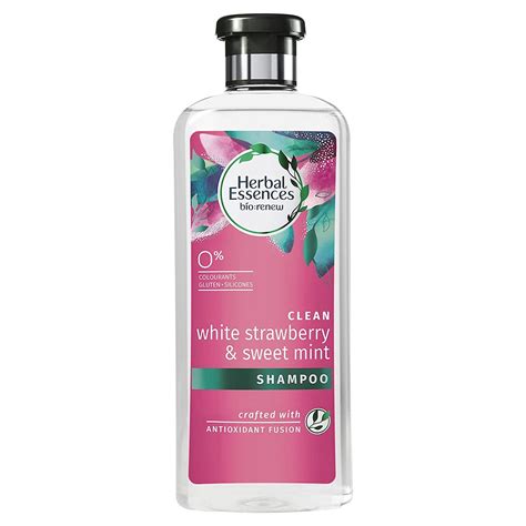 Herbal Essences Biorenew Clean White Strawberry And Sweet Mint Shampoo 400ml Feta Mediterranean