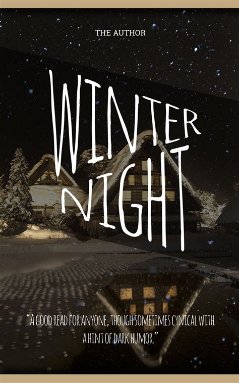 Winter Night Kindle Cover Template