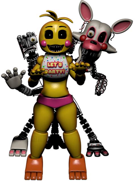 C4d Toy Chica And Mangle By Fluttershykitten On Deviantart