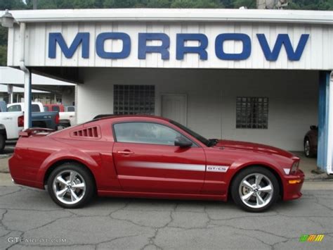 2009 Dark Candy Apple Red Ford Mustang Gtcs California Special Coupe