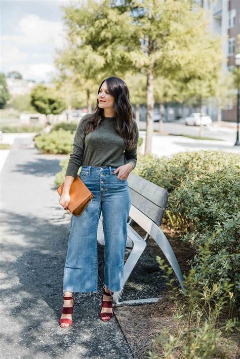 How I M Styling Wide Leg Cropped Jeans For Fall An Indigo Day Wide