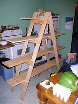 Images of How To Build Ladder Shelf