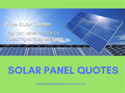 Solar Panel Quotes By The Renewable Energy Hub Issuu