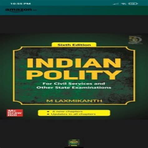 Indian Polity Th Edition In English By M Laxmikanth For Civil Services