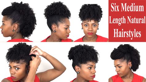 Six Fabulous Hairstyles For Medium Length Natural Hair Great For All