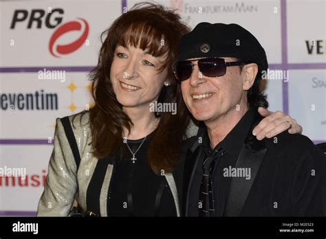 Scorpions Sänger Klaus Meine Mit Frau Gabi Meine Bei Der Verleihung Des