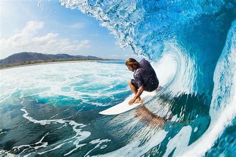 Extreme Ocean Sea Surf Surfer Surfing Waves Hd Wallpaper