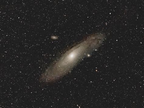 M31 Andromeda Galaxy Without A Telescope Rastrophotography