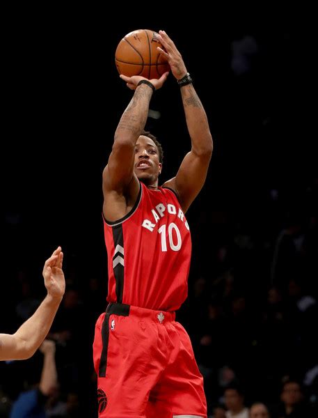 Demar Derozan Photos Photos Toronto Raptors V Brooklyn Nets Zimbio