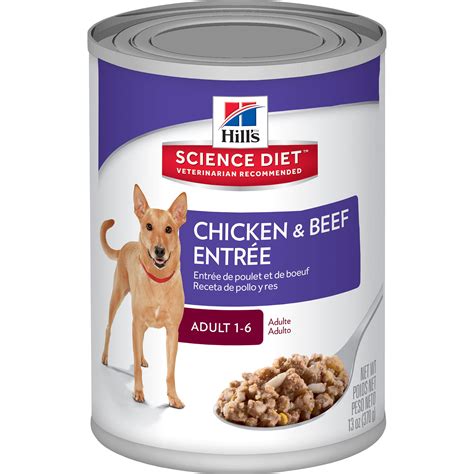 Here are the dog food advisor's best wet puppy foods. Hill's Science Diet Adult Beef & Chicken Entree Canned Wet ...