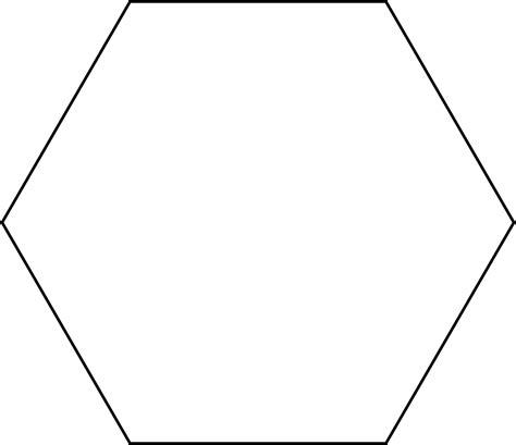 File:Hexagon.svg | Hexagon, Hexagon vector, English paper piecing