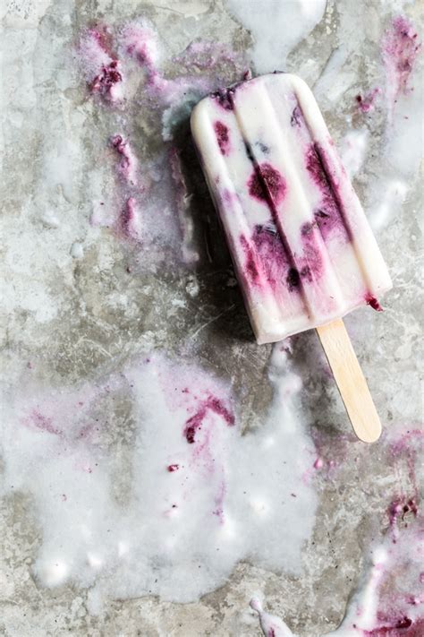 Roasted Berry Goat Cheese Popsicles Jelly Toast