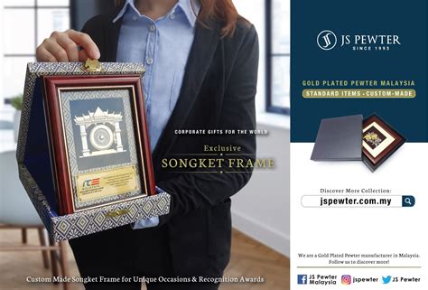 We've been supplying gift boxes for both companies and individuals for over 30 years. Corporate Gifts Award Plaque Malaysia (JS Pewter): 2017