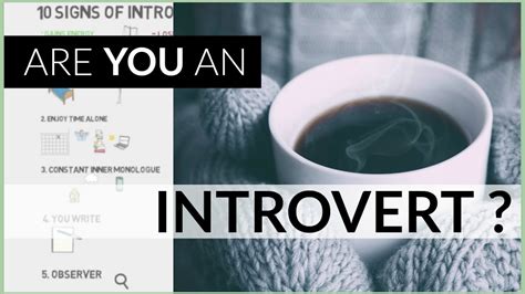 10 Introvert Signs Personality Type Youtube