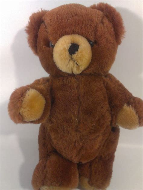 Gund Teddy Bear Plush Stuffed Animal Rare Vintage 1979 Swivel Jointed