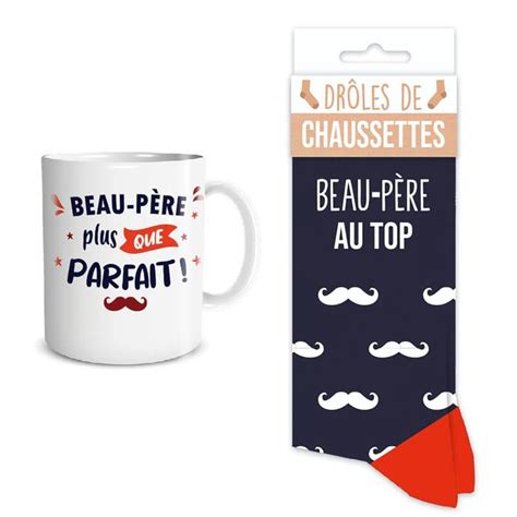 Coffret Cadeau Mug Et Chaussettes Beau Père Jour De Fête Mugs