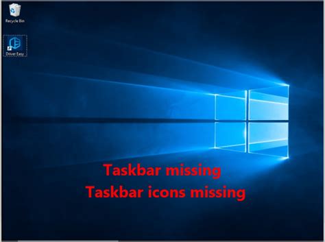Windows 10 Taskbar Icons Not Showing Ooroom