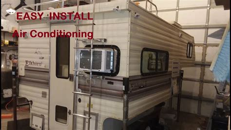 This is due to the fact that rv units are rarely (if at all) designed to be opened. Window Air Conditioner Fitted to a Truck Camper RV, the ...