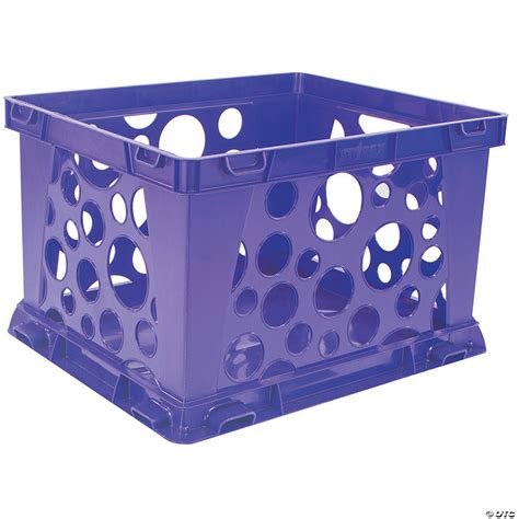 Storex Mini Crate Purple Qty 6