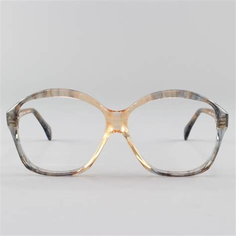 vintage eyeglasses 80s glasses 1980s oversized round etsy