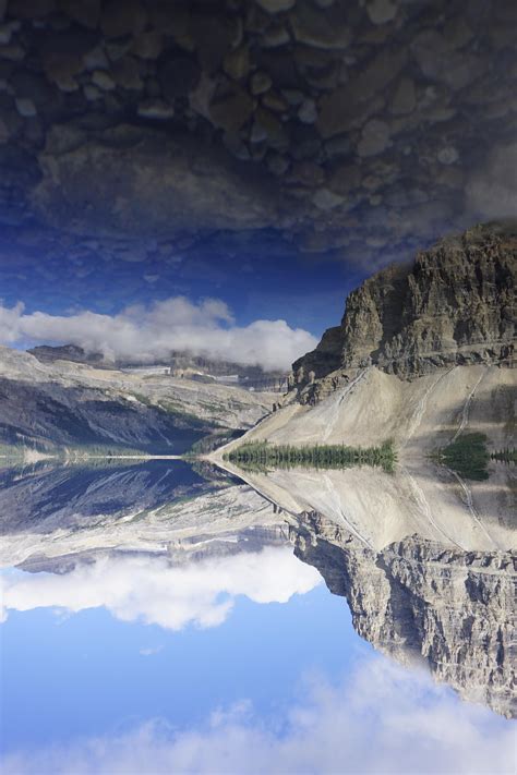 Reflection Bow Lake Banff Np Oc 3772x5658 Invertedreflections