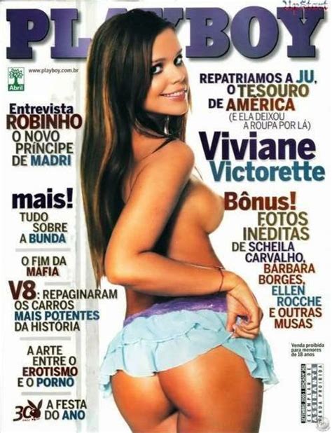 Revista Playboy Capa Viviane Victorette A Juliana Da Novela Am Rica Edi O Setembro