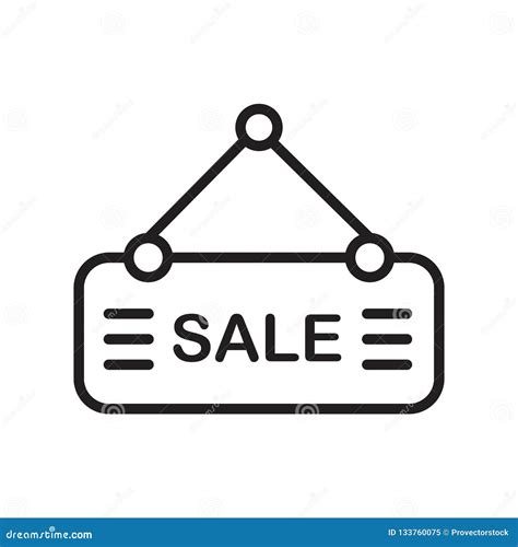 Sale Icon Vector Sign And Symbol Isolated On White Background S Stock