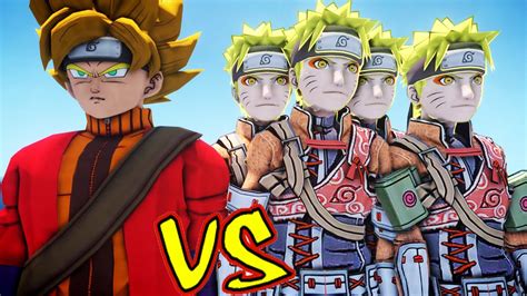 Naruto Vs Goku Sage Mode Epic Battle Youtube