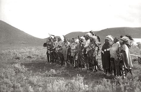 Crow Singers Montana Early 1900s Photo By Richard Throssel Native