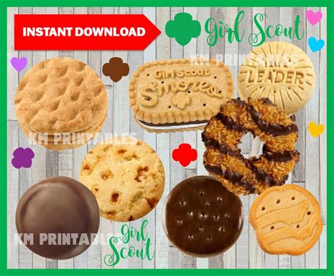 Girl Scout LBB Cookie Clip Art Printable Flyers And Posters Etsy