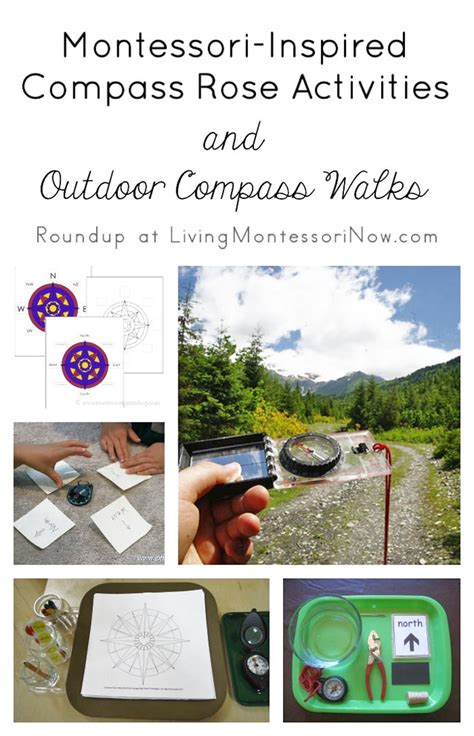 Montessori Inspired Compass Rose Activities And Outdoor Compass Walks