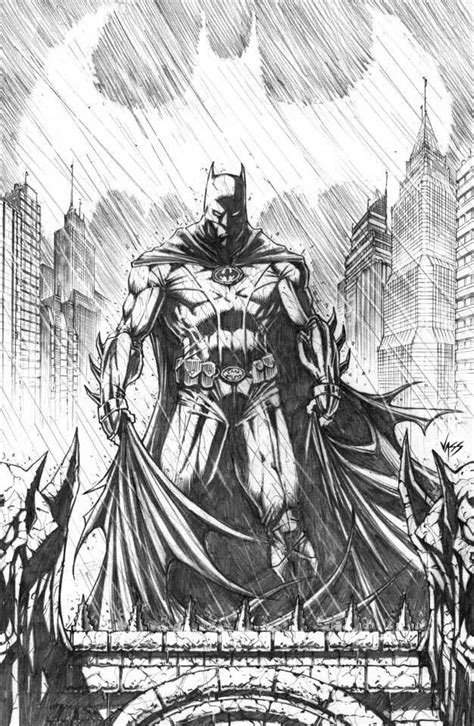 Batman Batman Drawing Batman Canvas Art Batman Illustration