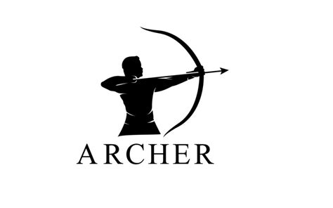 Archer People Logo And Symbol Vector Templatemonster