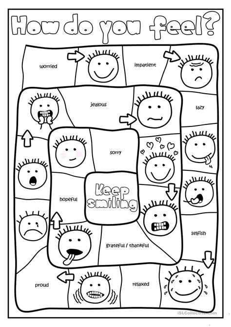 Emotions Worksheet For Preschool