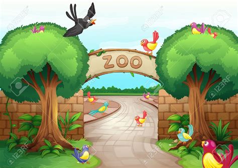 Cartoon Zoo Animals Clipart