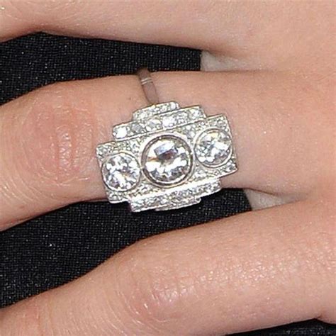 Like scarlett johansson's engagement ring, this stunning custom ring from brilliance features incredible details that give a nod to art deco style. 73 best images about Celebrity Inspired Engagement Rings ...