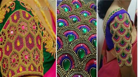 Aari Work Bridal Blouse Designs Youtube