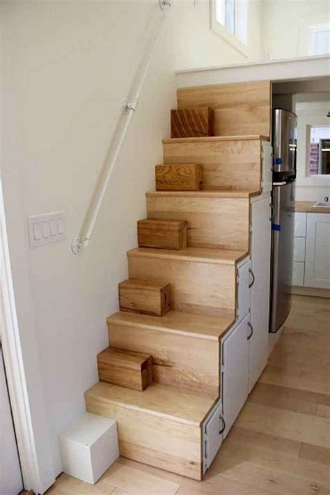 Genius Loft Stair For Tiny House Ideas Tiny House Loft Tiny House