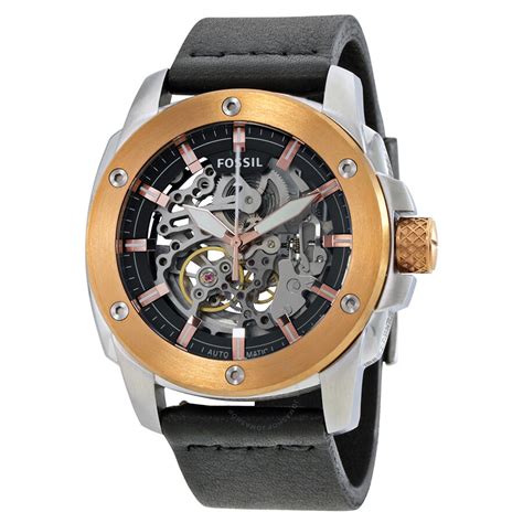Fossil Modern Machine Automatic Skeleton Dial Mens Watch Me3082