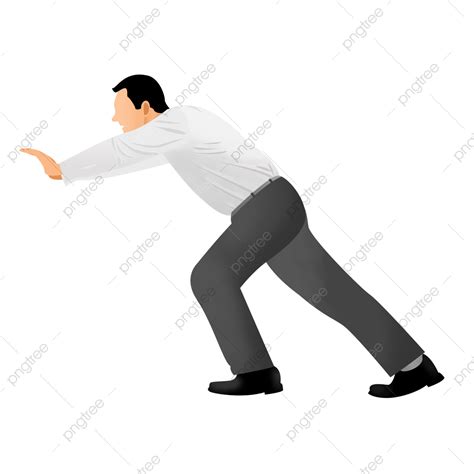 Man Pushing Car Clipart Png Vector Psd And Clipart With Transparent