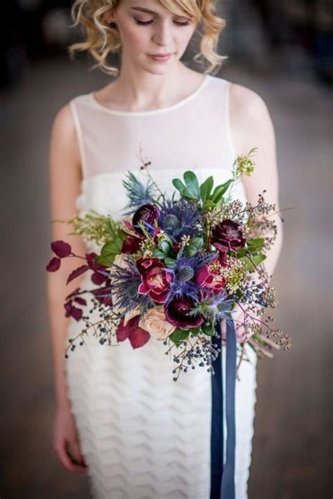 70 Bold Jewel Tone Wedding Ideas Bridal Bouquet Fall