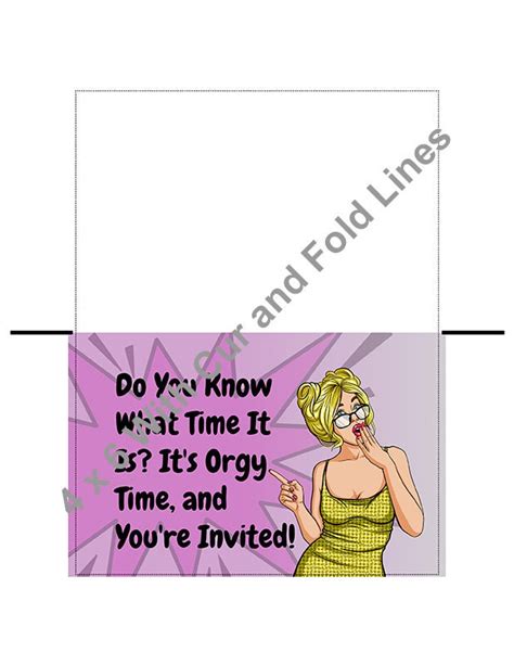 swinger lifestyle printable greeting card orgy invitation gag t instant download great